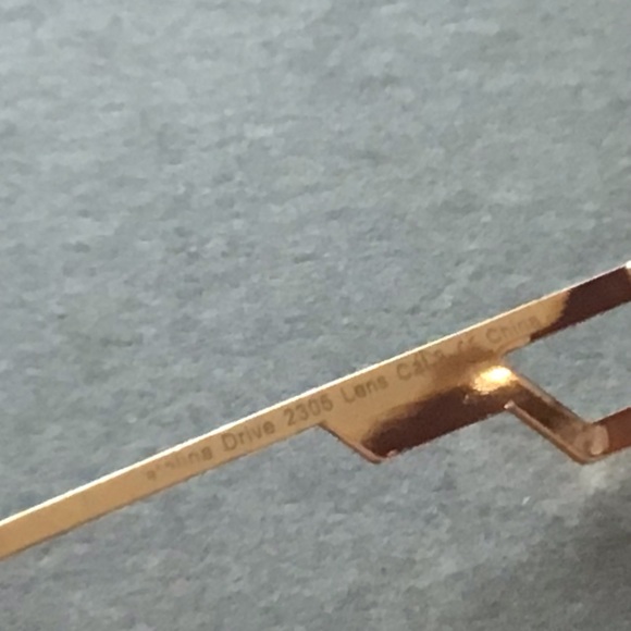 NYS Collection Mens Aviator Double Bridge Gold Metal Studded Frame Sunglasses - Picture 13 of 16